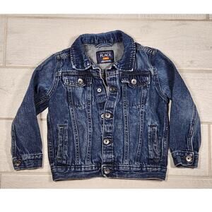The Children's Place Denim Size 5T Jean Jacket Boy Girl Unisex Blue Long Sleeve